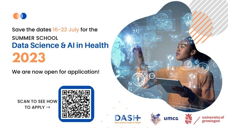 Summer School Data Science and AI in Health (Groningen, 15-22 July 2023)