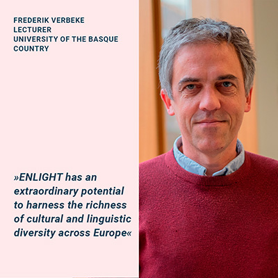 Our next Face - Frederik Verbeke: Championing Cultural Diversity through ENLIGHT