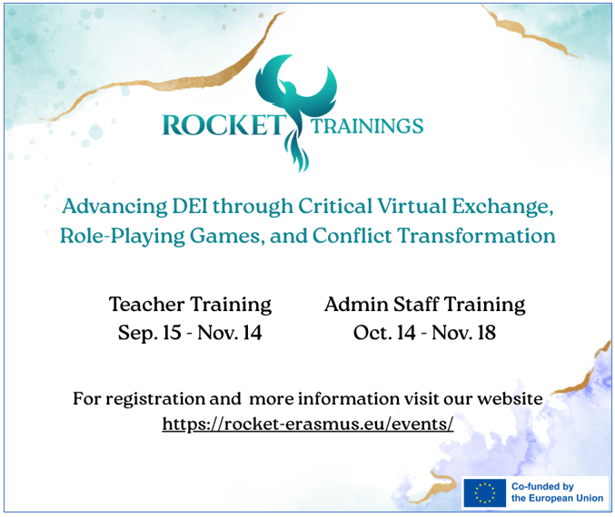 Erasmus+ ROCKET Trainings for Teachers and Staff