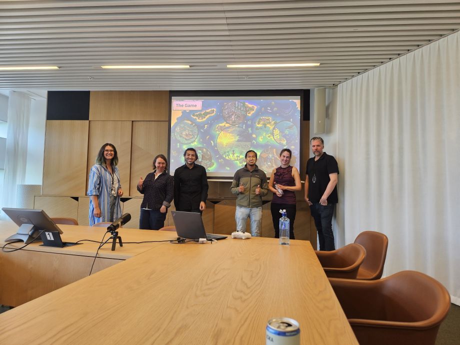 Team ‘Orchestra’ with students Karolina Bogdevic, Anna Kutznetcova, Khalid AlNemr, Diego Fernando Florez Alvarado, Bojana Bursac Dzalto and Patrick Johansson.